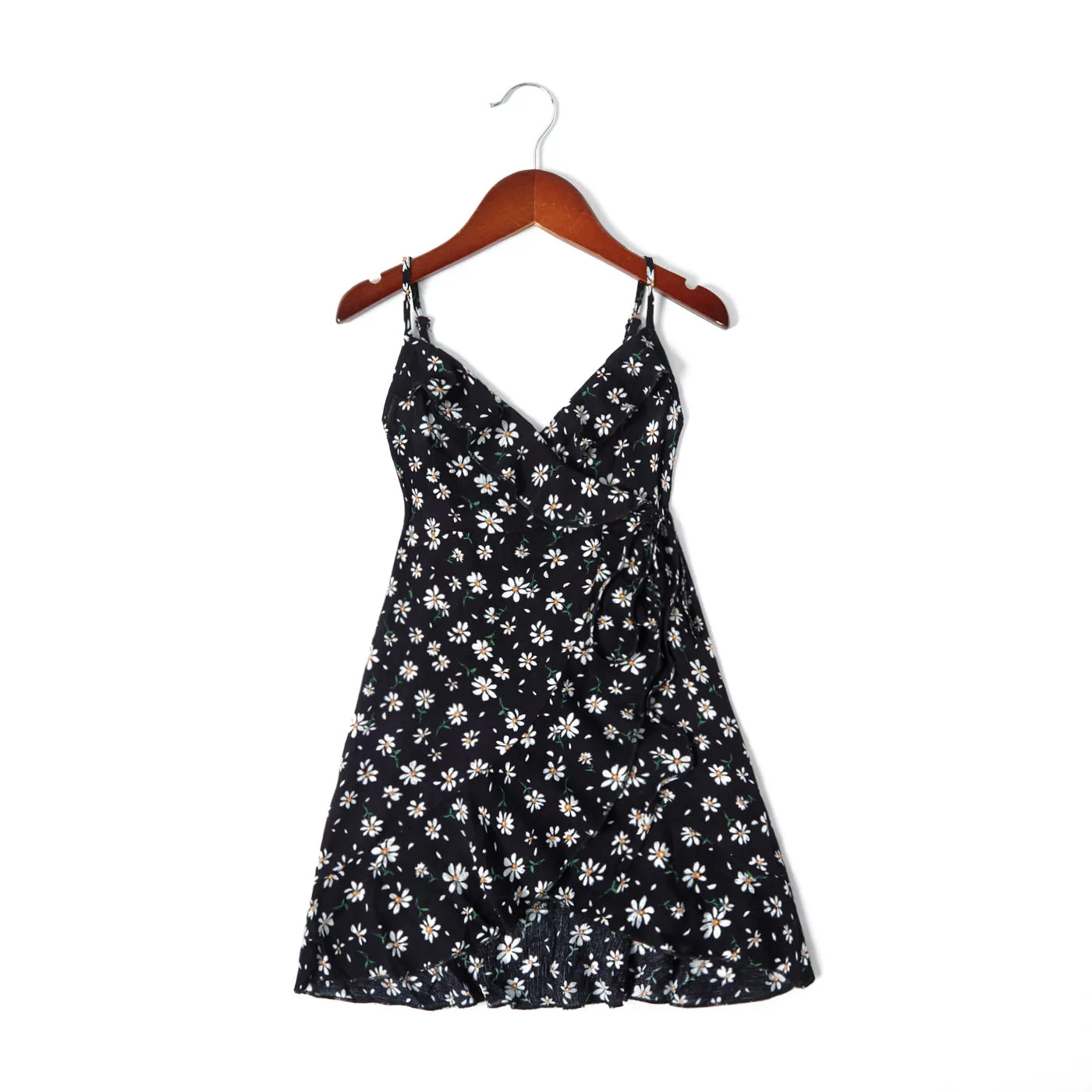 All Over Floral Print V Neck Cami Dress for Mom and Me