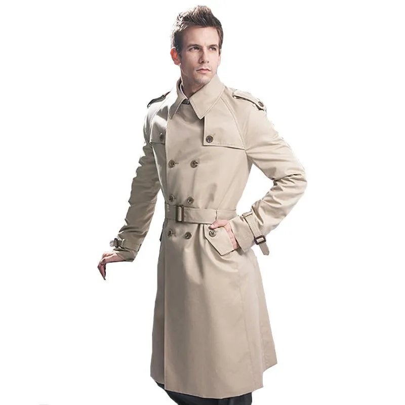 Angelo Ricci™ Classic Double Breasted Overcoat