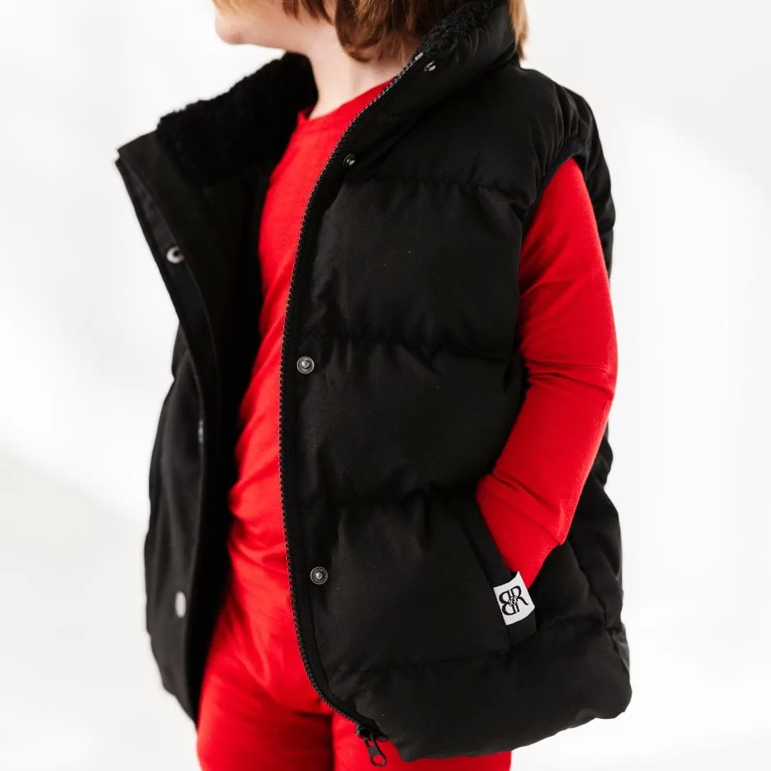 Bamboo Lined Puffer Vest