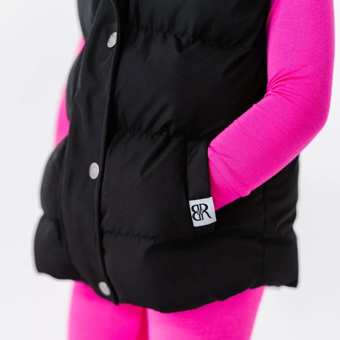 Bamboo Lined Puffer Vest