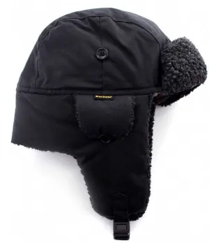 Barbour Trapper Hat-Morar Fleece Lined-Black-MHA0033BK11