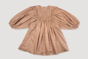 BELLA DRESS-Soft Bark Brown