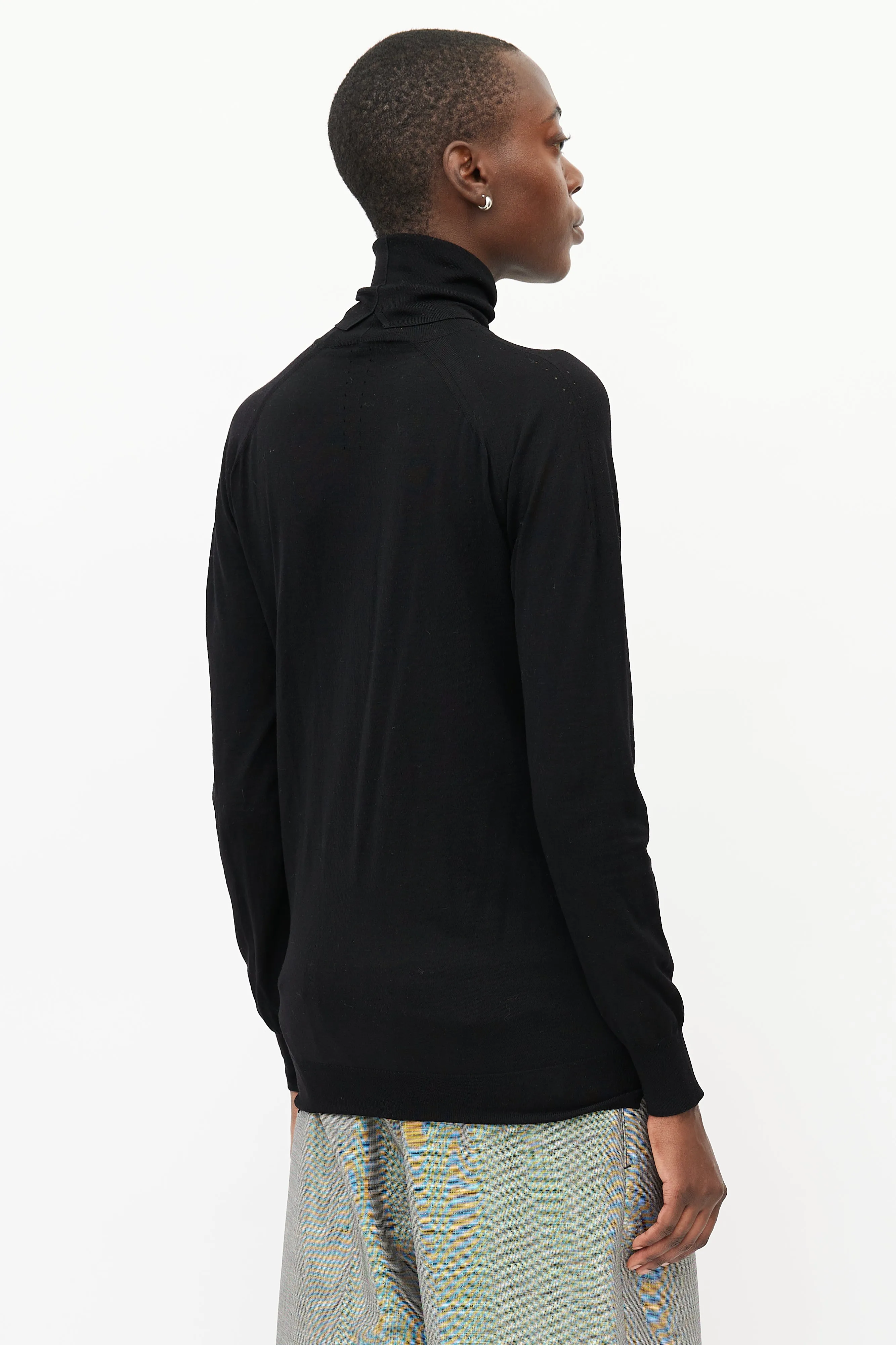 Black Wool Turtleneck