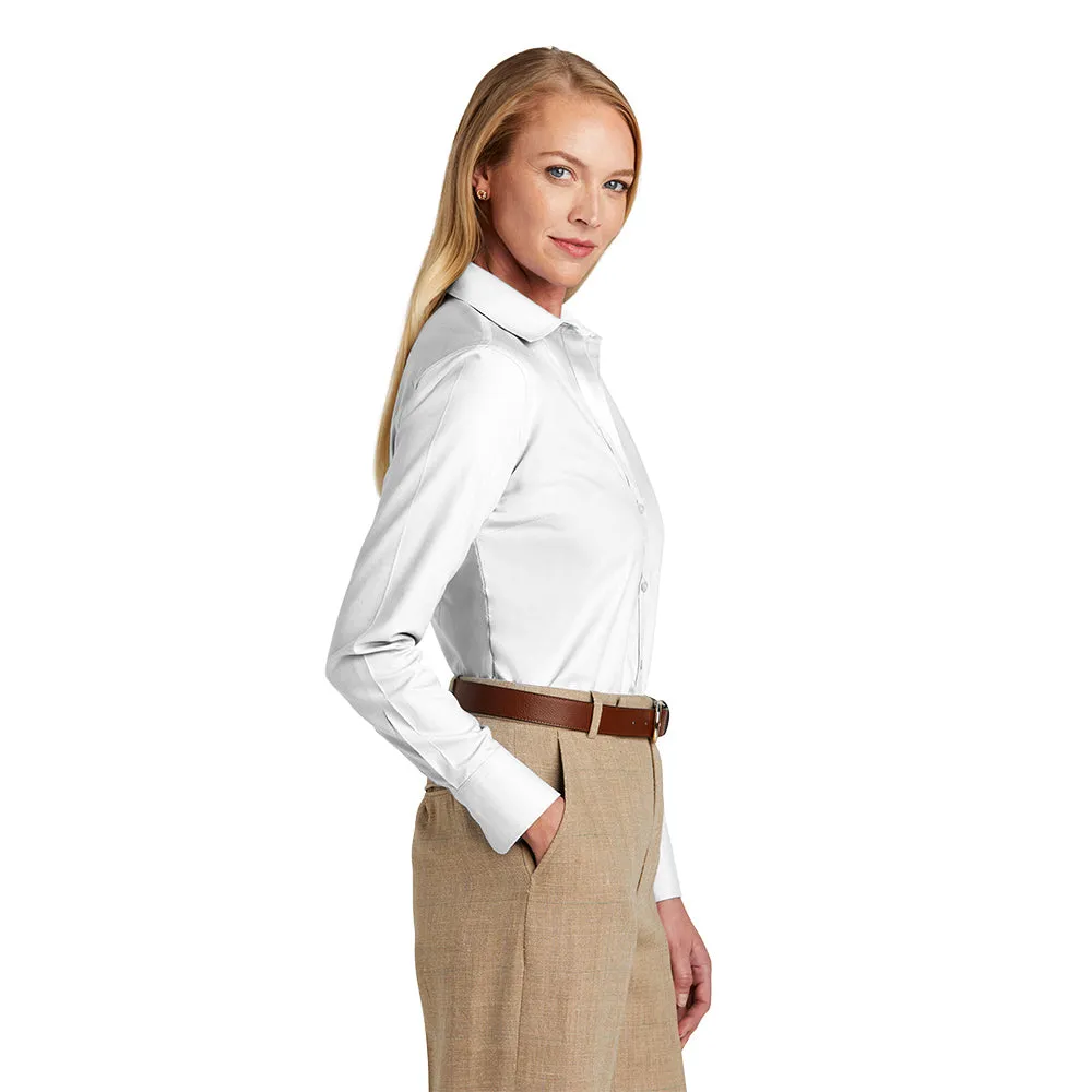 Brooks Brothers® Women’s Wrinkle-Free Stretch Nailhead Shirt - White