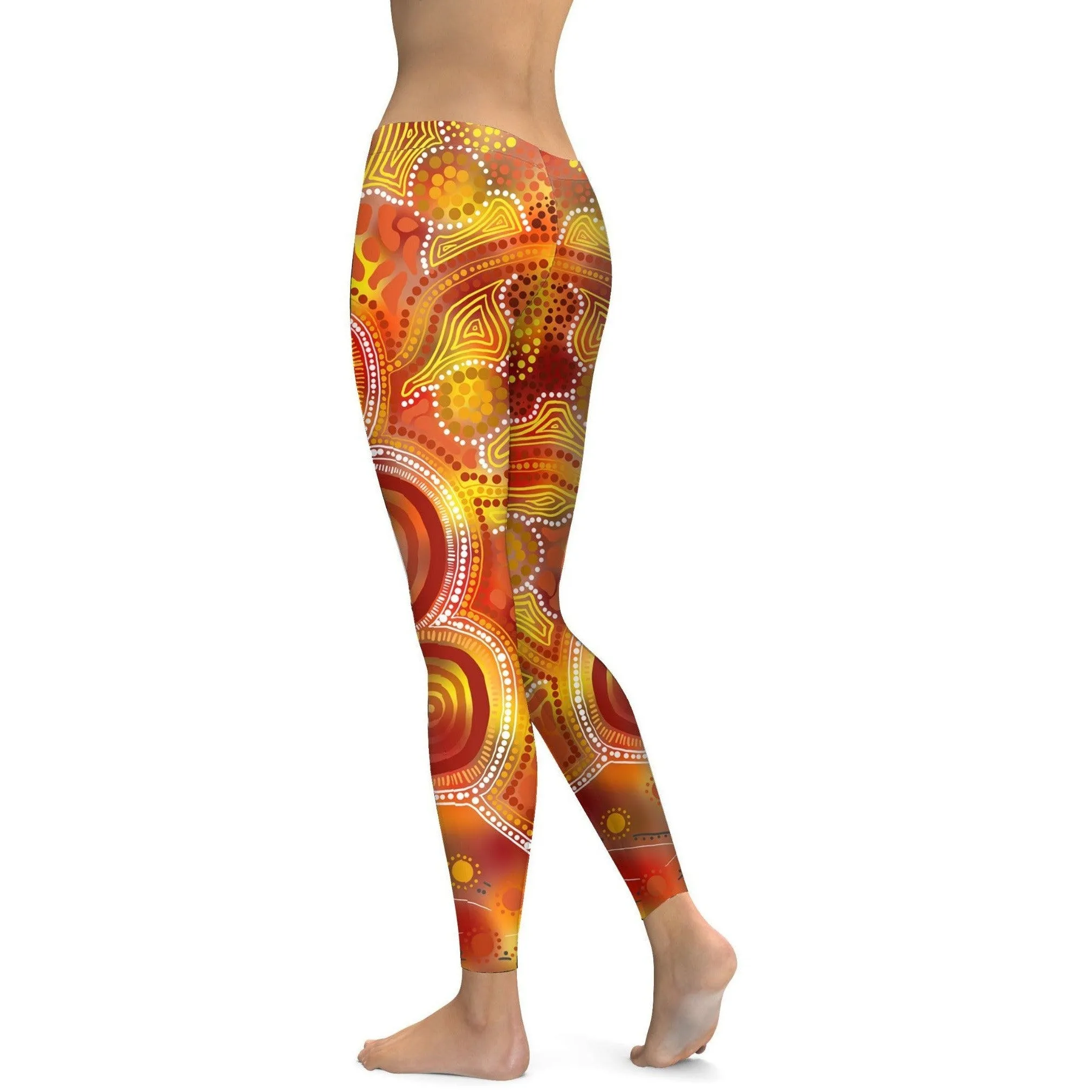 Burning Land Leggings