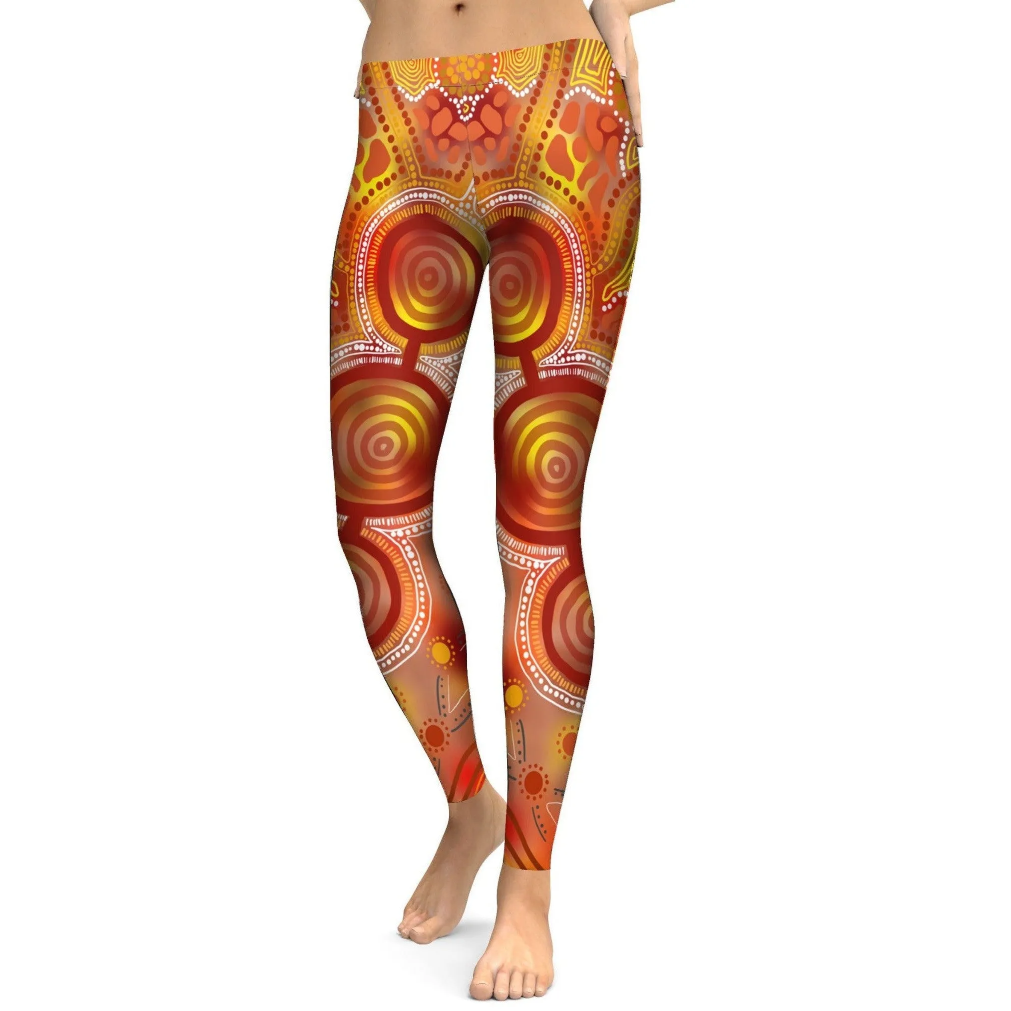 Burning Land Leggings