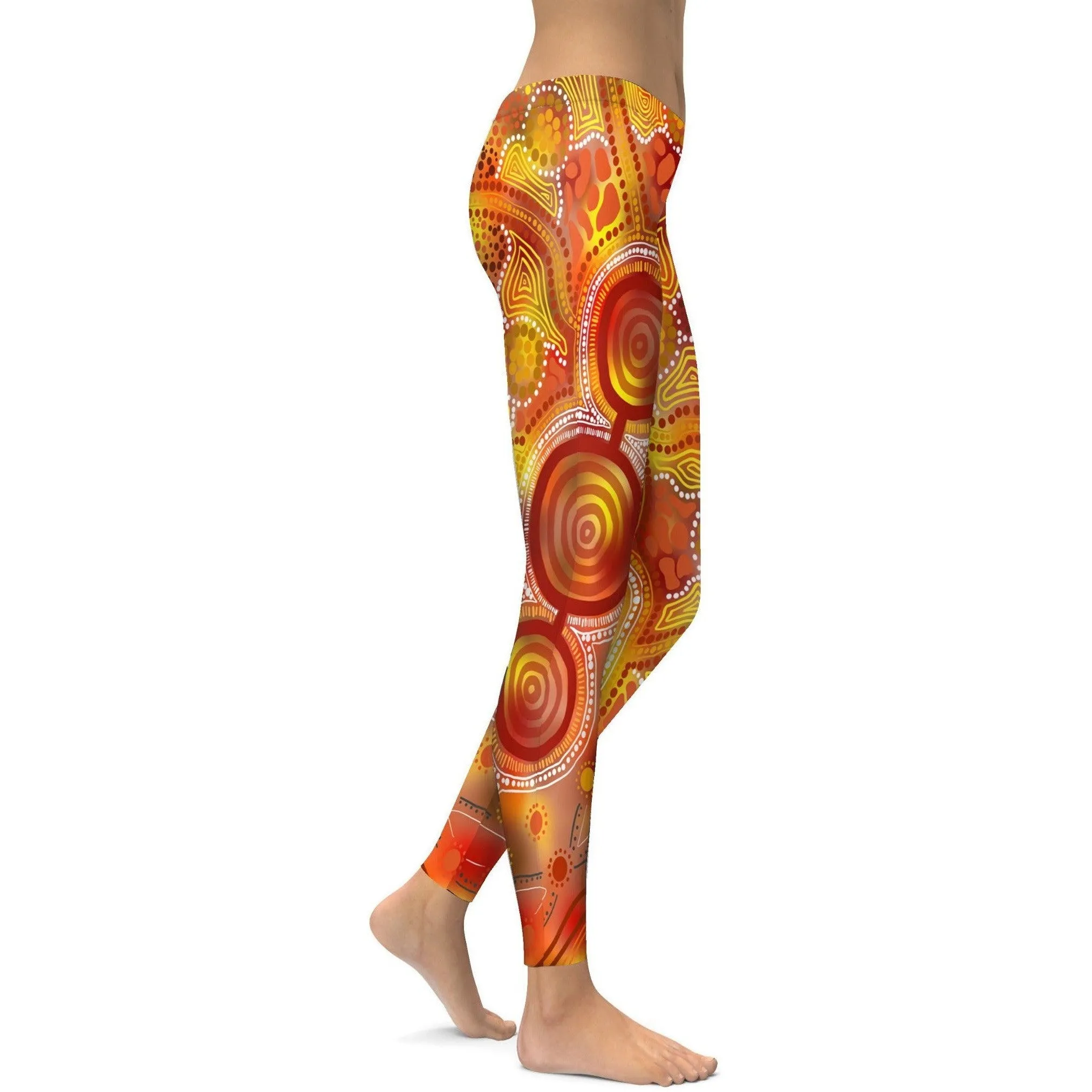 Burning Land Leggings