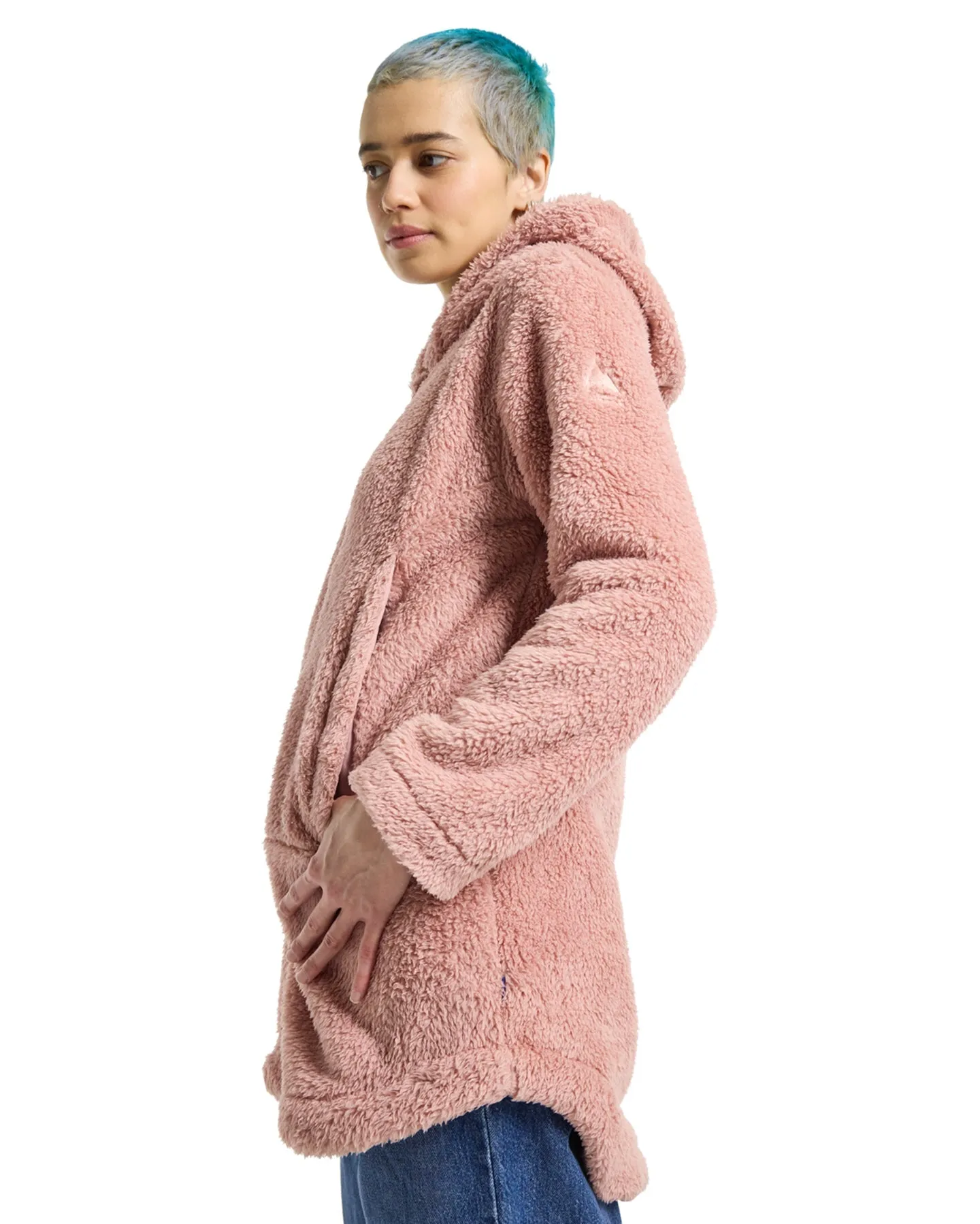 Burton Women's Minxy Hi-Loft Fleece Full-Zip - Powder Blush