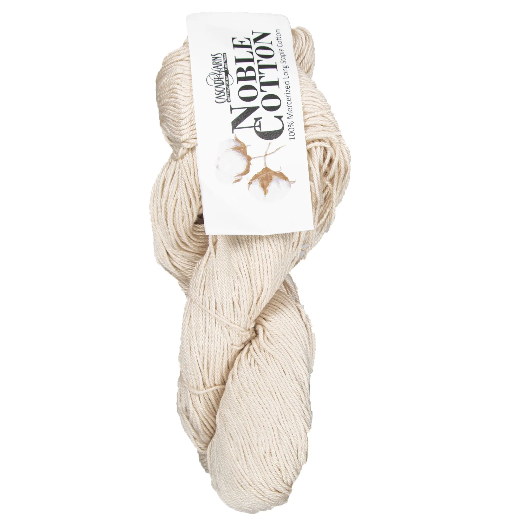 Cascade Yarns Noble Cotton Yarn - 17 White Sand