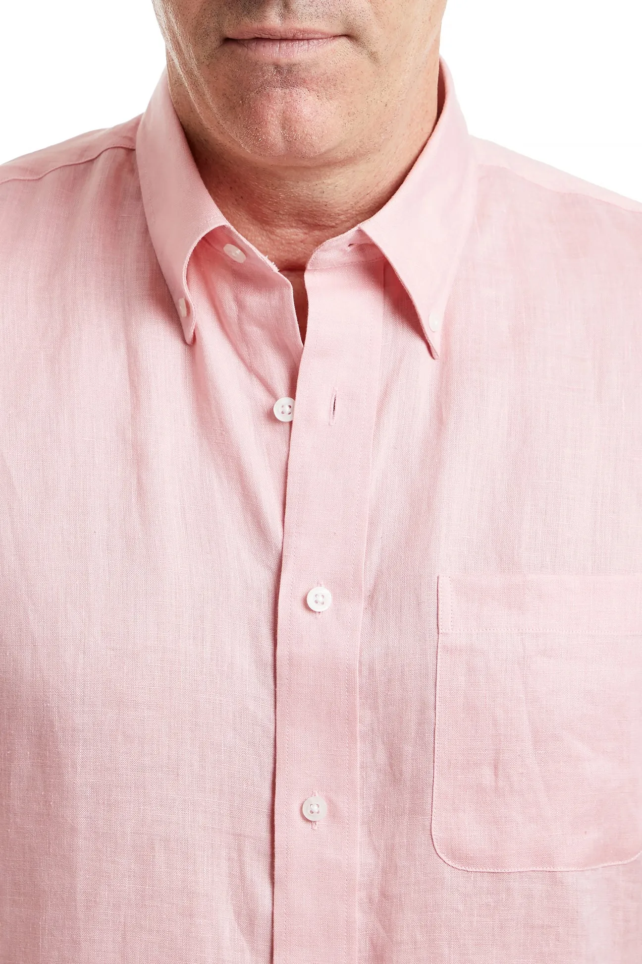 Chase Shirt Linen Pink