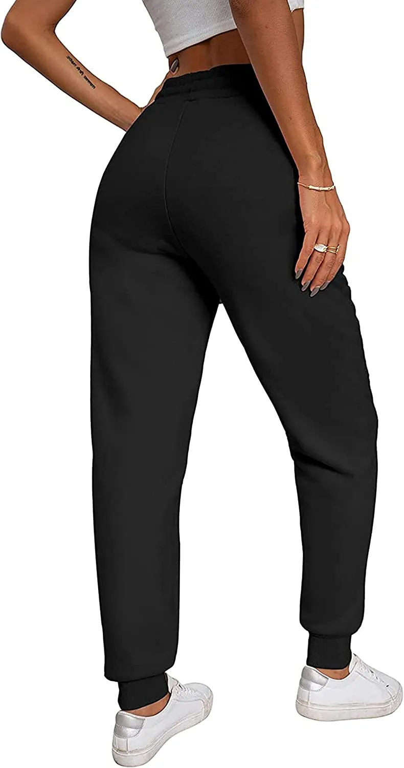 Comfy Womens Fleece Lined Joggers | Fleece Pants for Winters