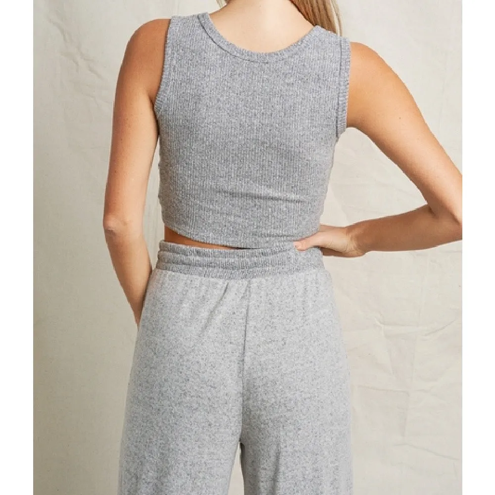 Cozy Soft Knitted Top & Pants Set