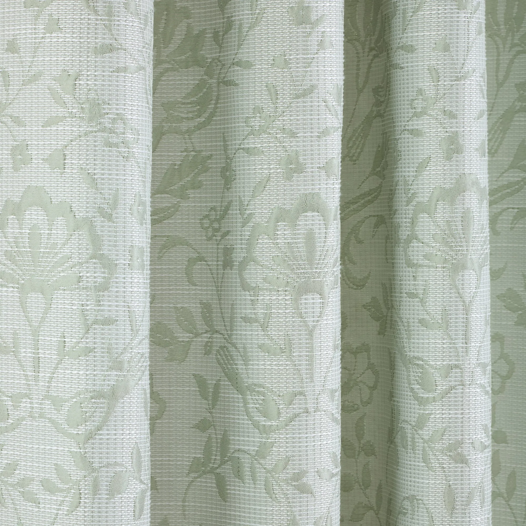 Curtina Marple Eyelet Curtains - Sage Green