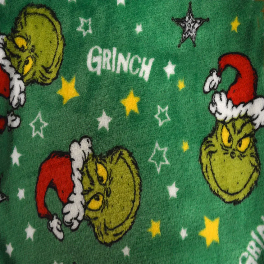 Dr. Seuss Grinch Let The Gifting Begin Ladies Petite Size Pajama