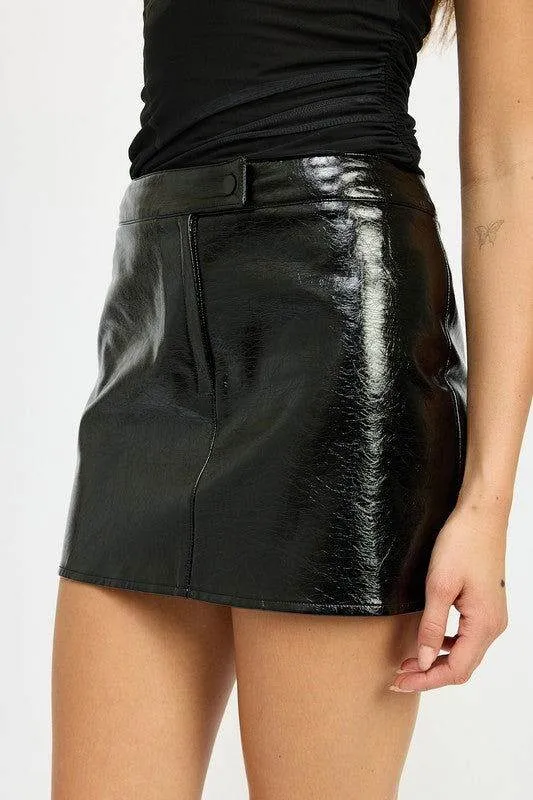 Emory Park A Line Mini Skirt With Zipper