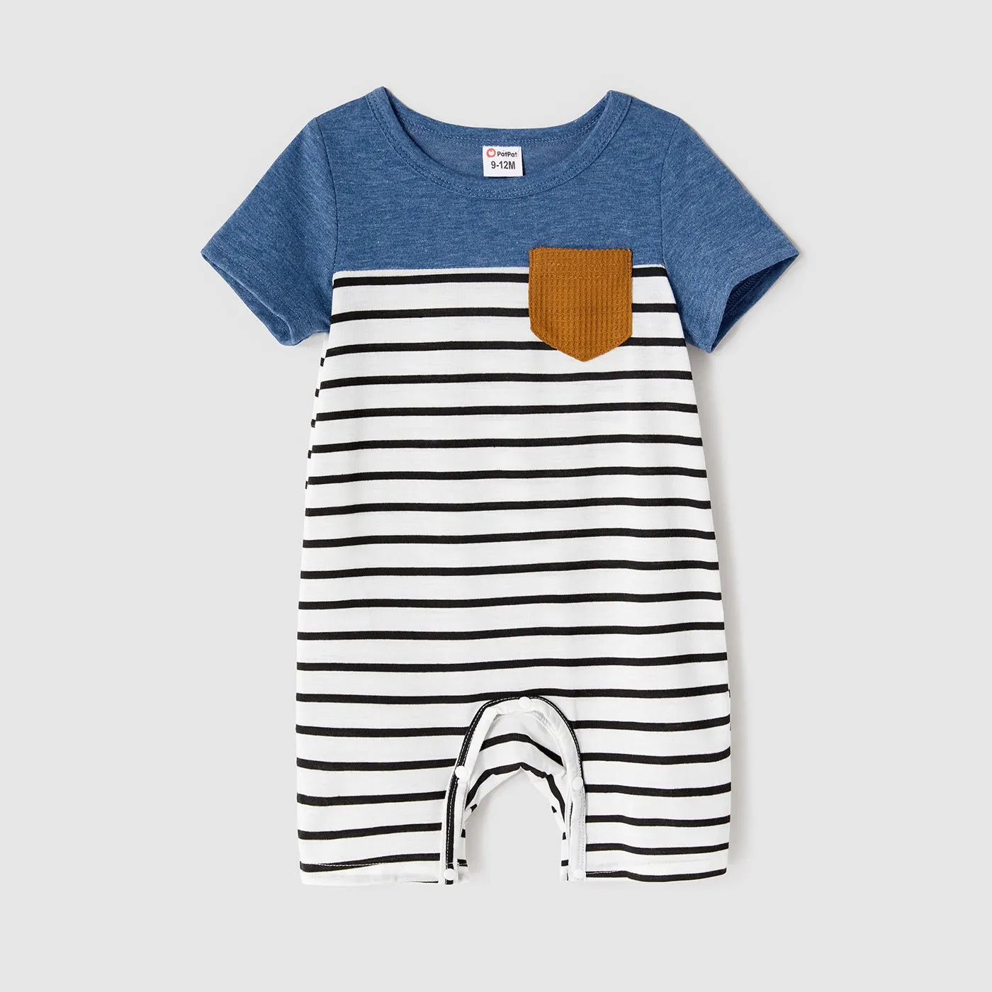 Family Matching Outfits Belt Waist with Bowknot Dress and Striped T-shirts