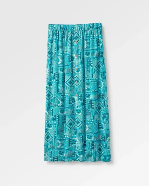 Hannah Skirt - Vintage Patchwork Blue Pool