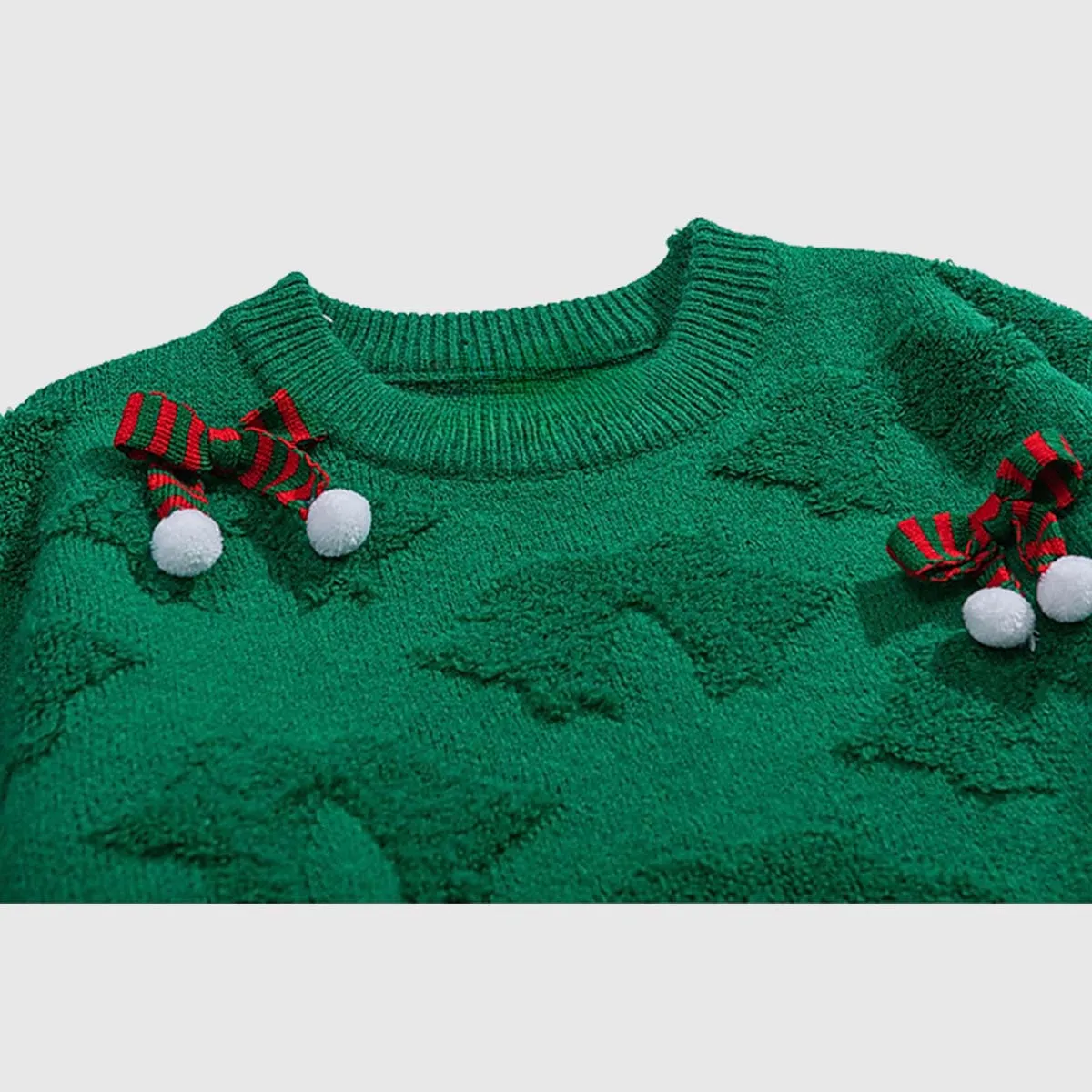 Holiday Bow Knit Sweater