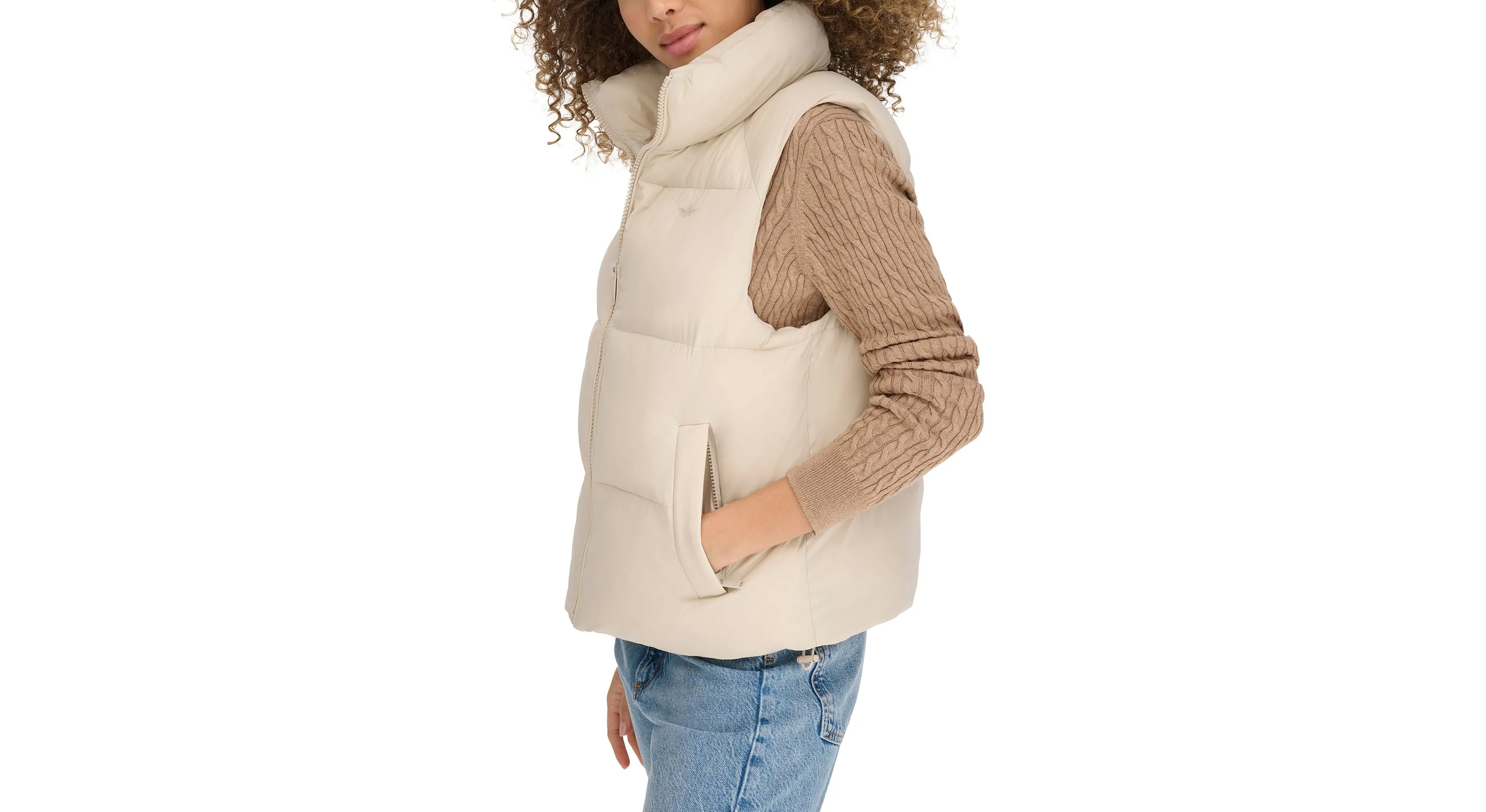 Hooded Matte Bubble Puffer Vest