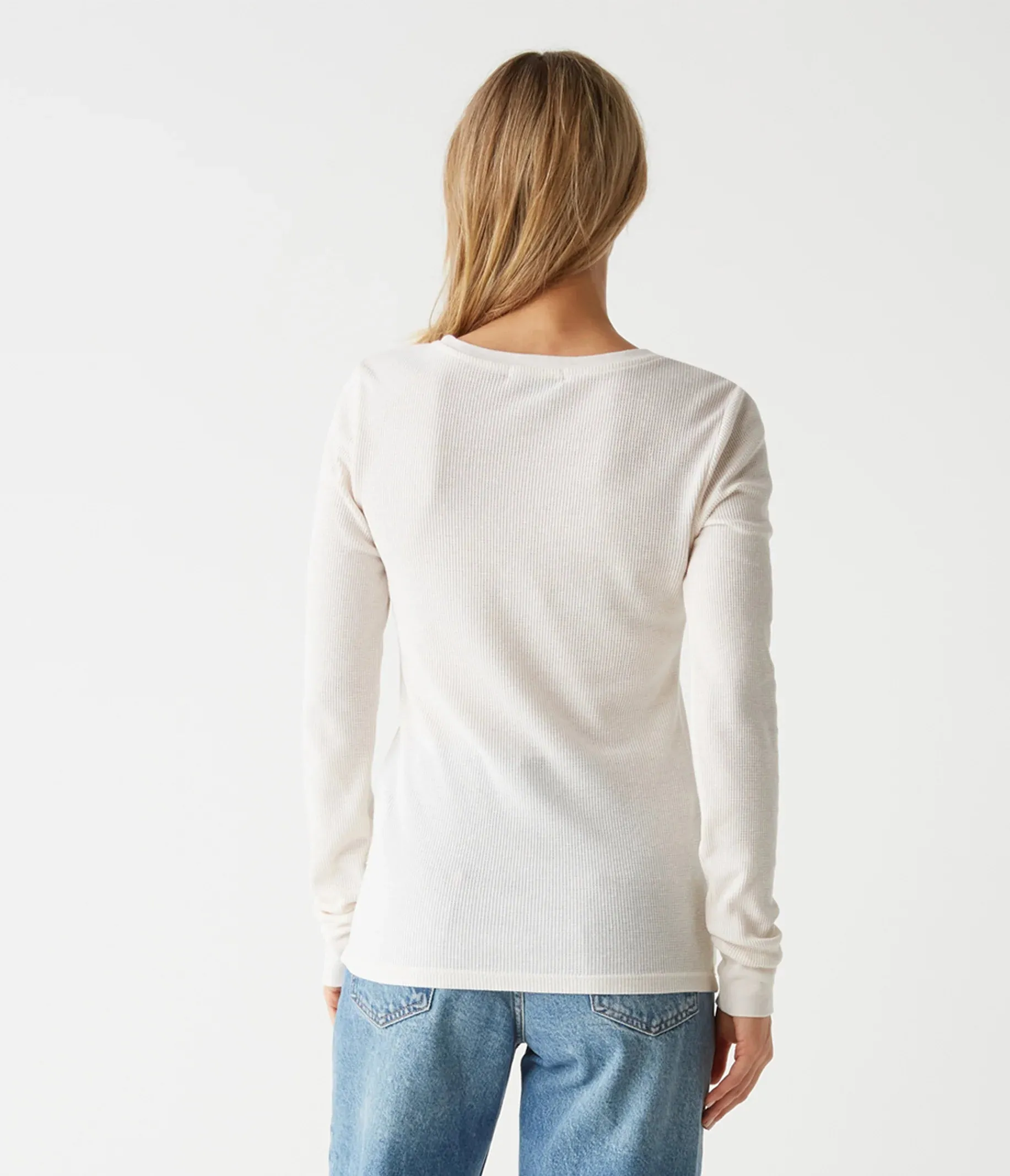 Juliet Thermal Tee - Chalk