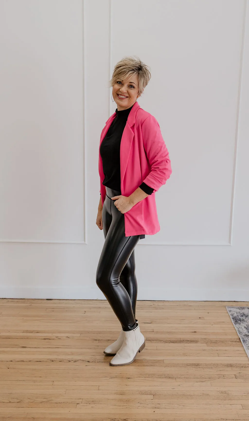 KIKI GLOSSY LIQUID LEGGINGS REG & CURVY