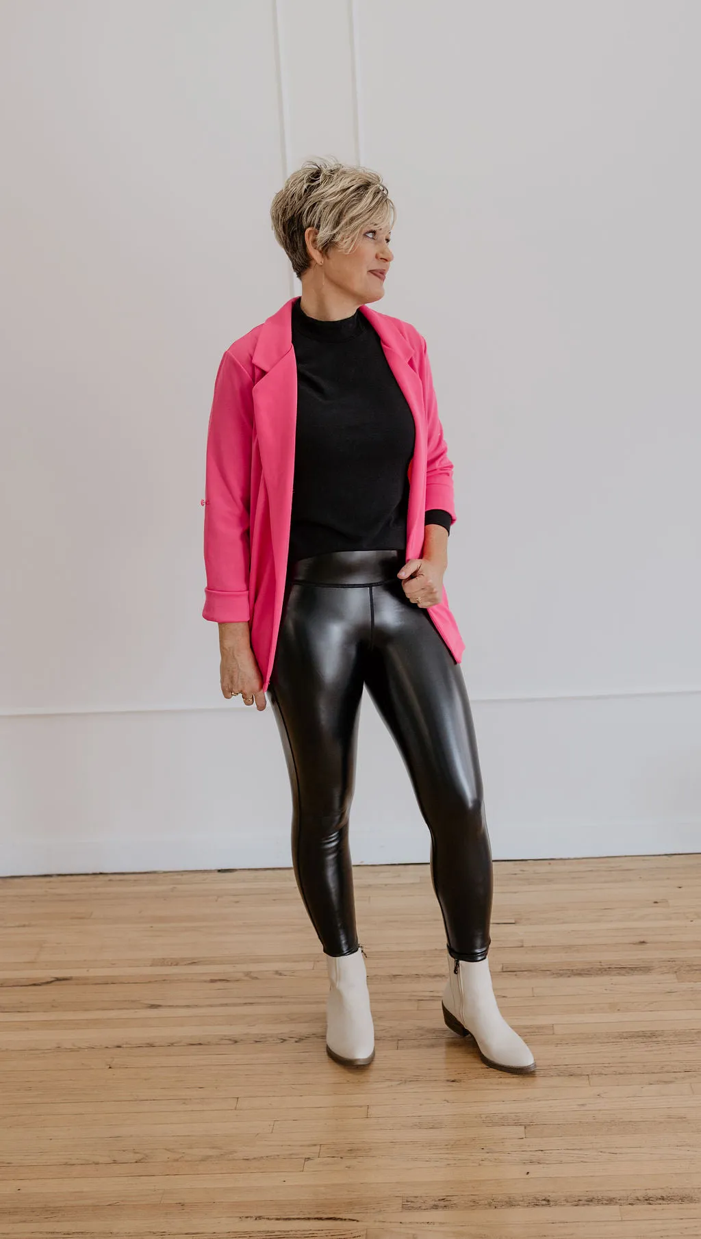 KIKI GLOSSY LIQUID LEGGINGS REG & CURVY