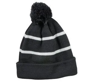 Knit Beanie with Fleece Lining