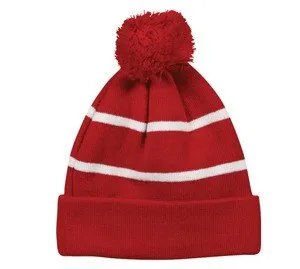 Knit Beanie with Fleece Lining