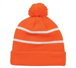 Knit Beanie with Fleece Lining