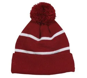 Knit Beanie with Fleece Lining