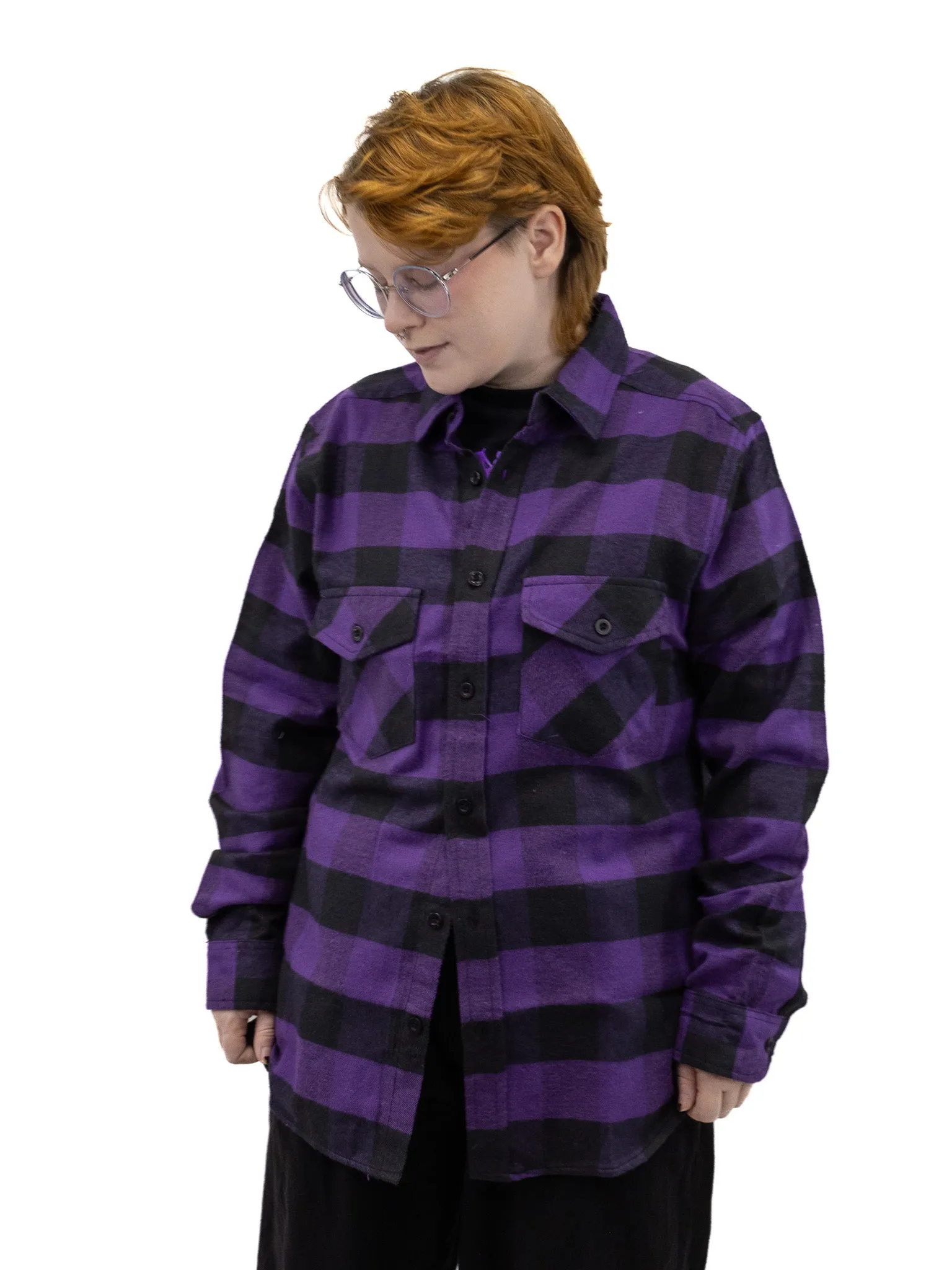 Lancaster Flannel- Purple