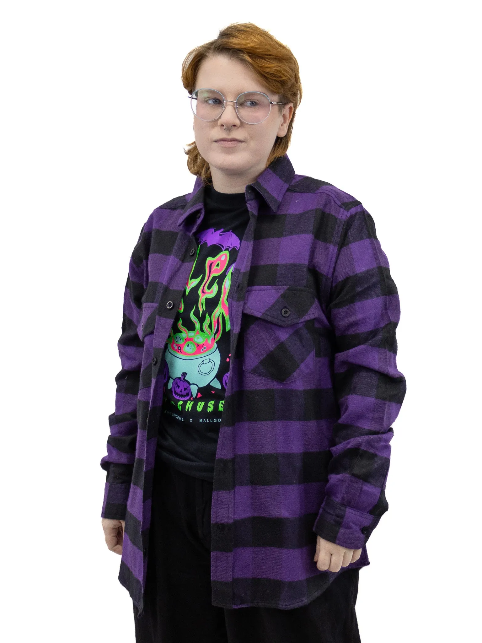 Lancaster Flannel- Purple