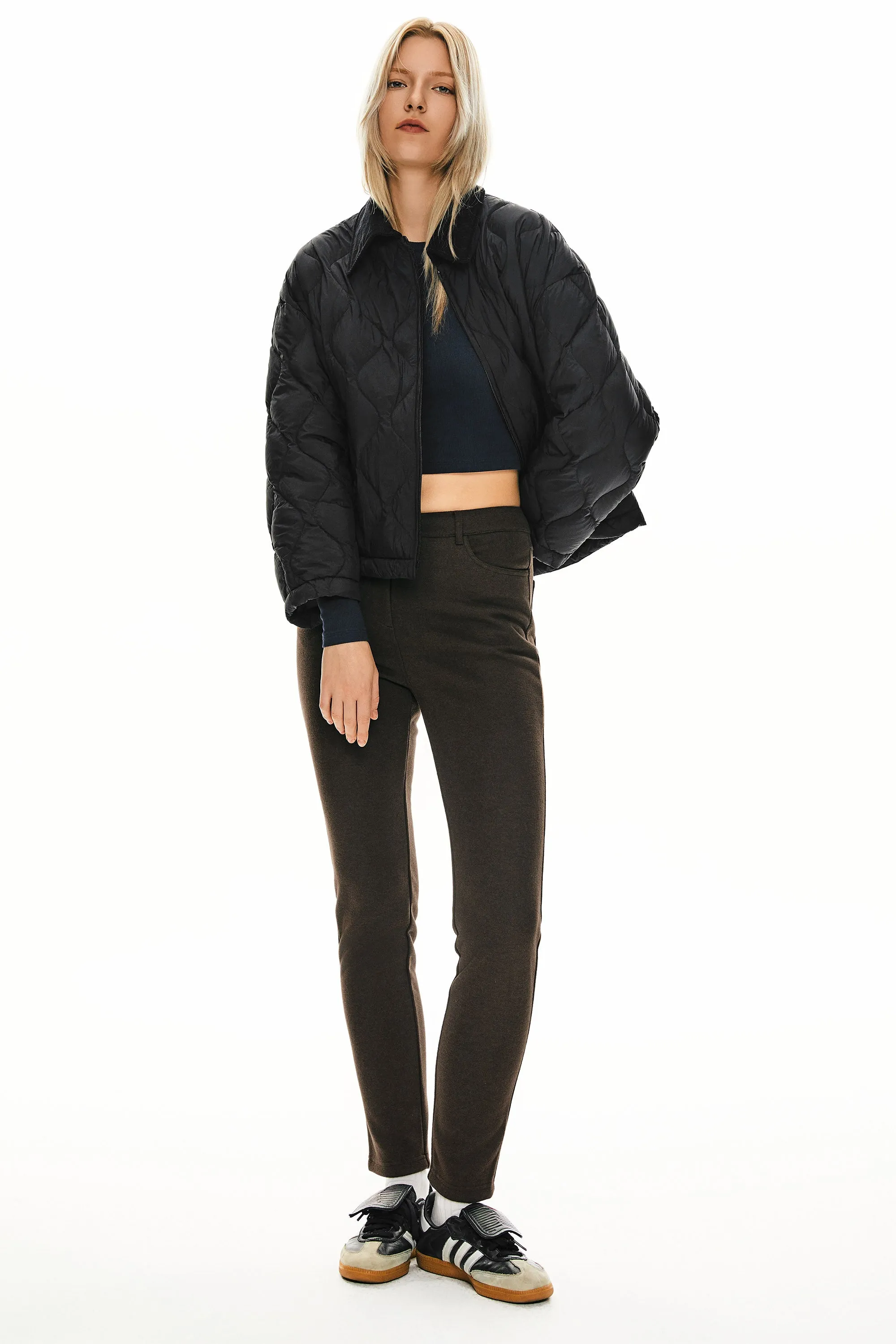 Lightweight Cropped Puffer Jacket