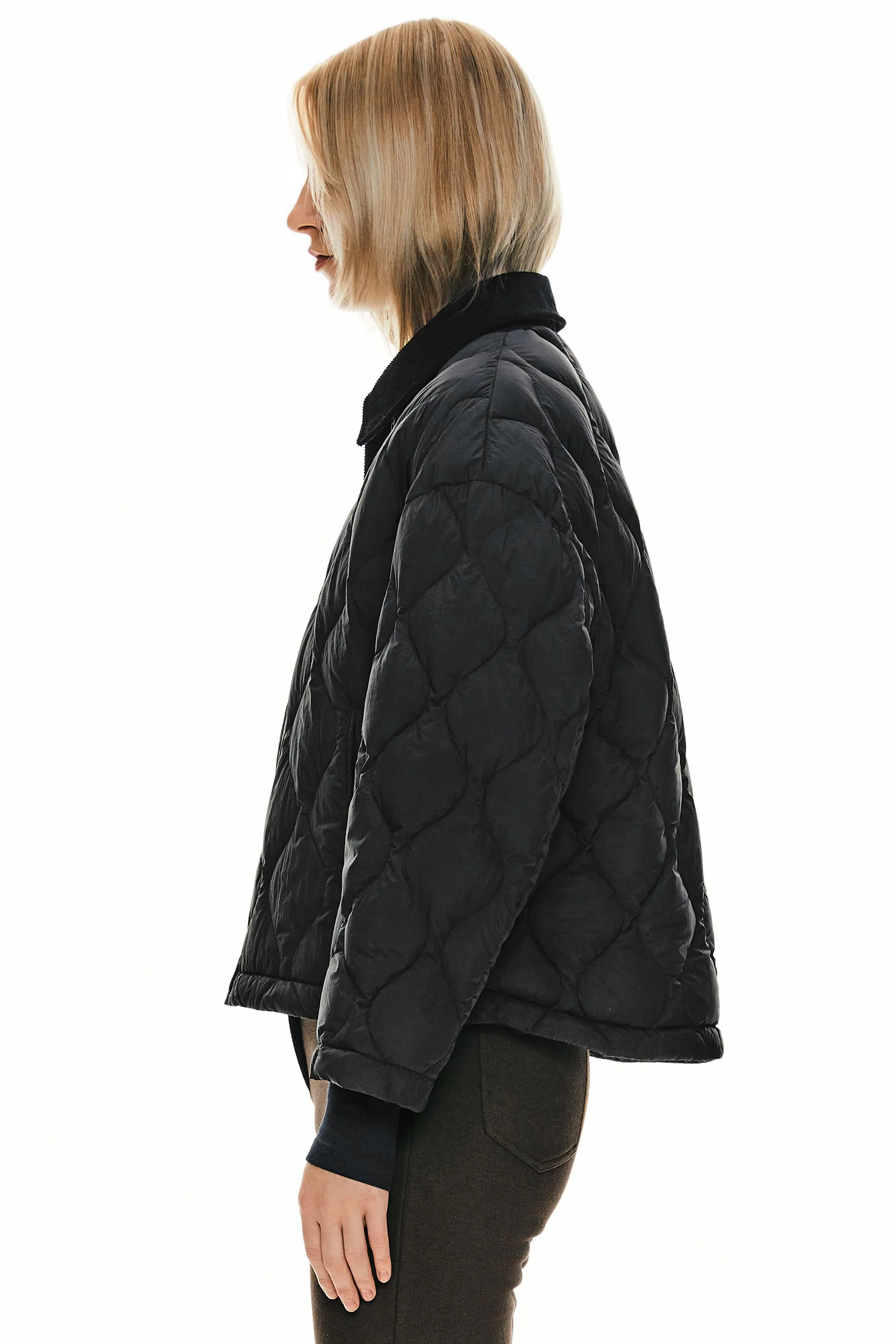 Lightweight Cropped Puffer Jacket