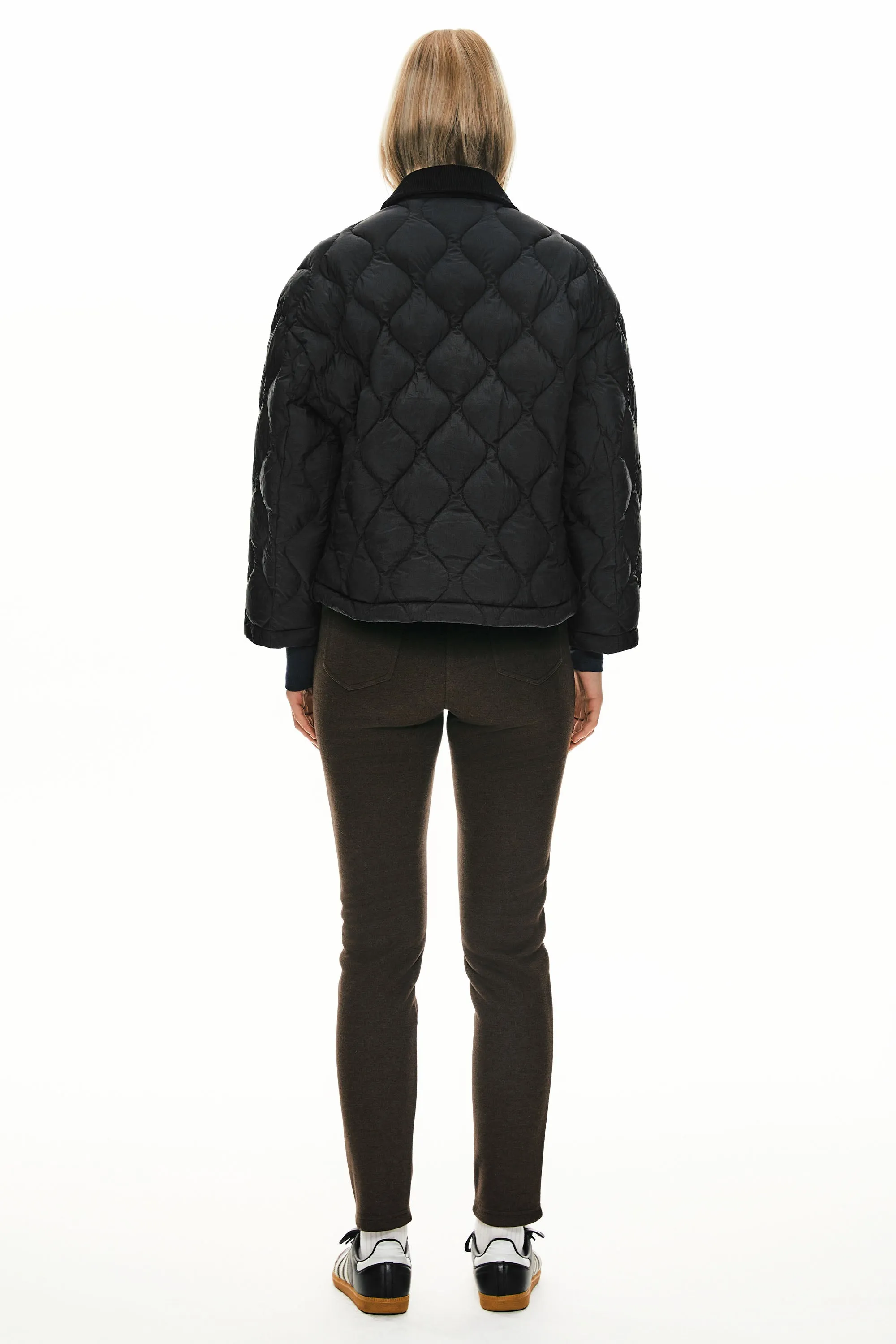 Lightweight Cropped Puffer Jacket