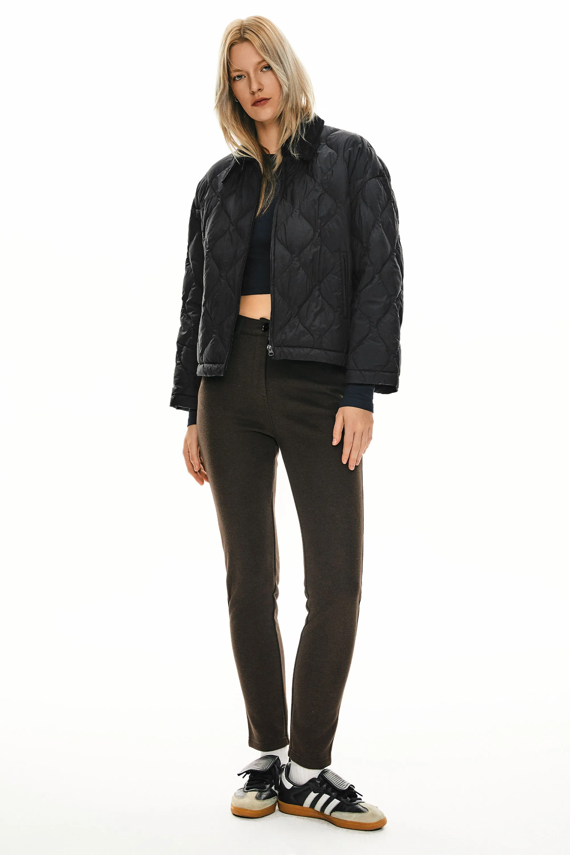 Lightweight Cropped Puffer Jacket