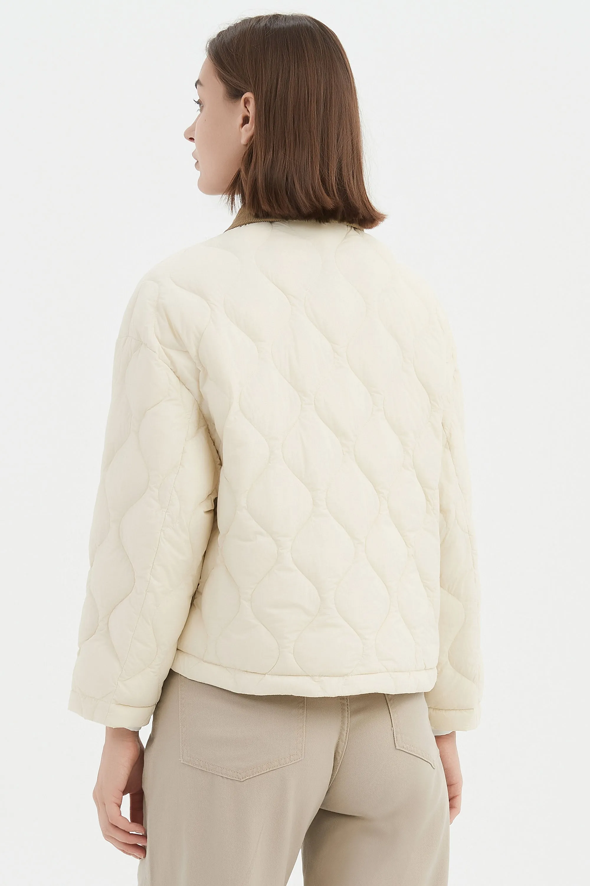 Lightweight Cropped Puffer Jacket