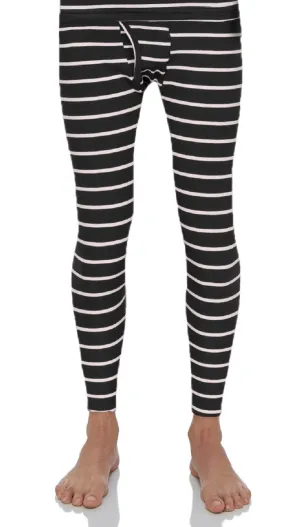 Men's Striped Thermal Bottoms