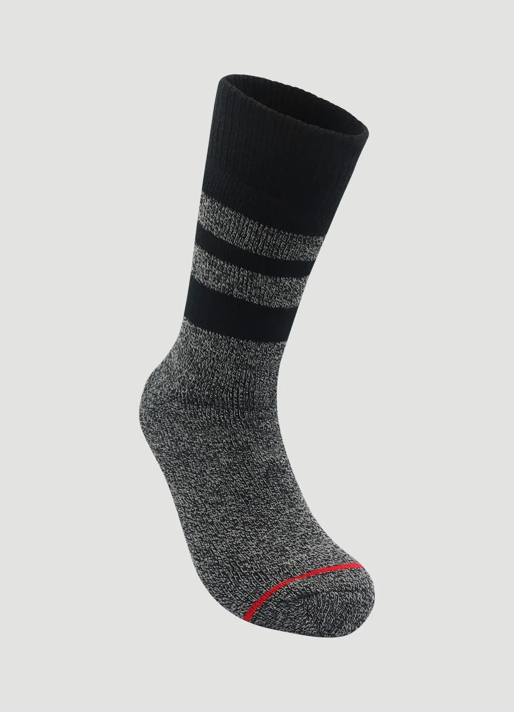 Men's Striped Trim Ultimate Thermal Crew Socks