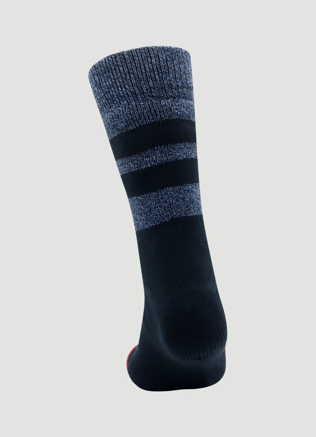 Men's Striped Trim Ultimate Thermal Crew Socks