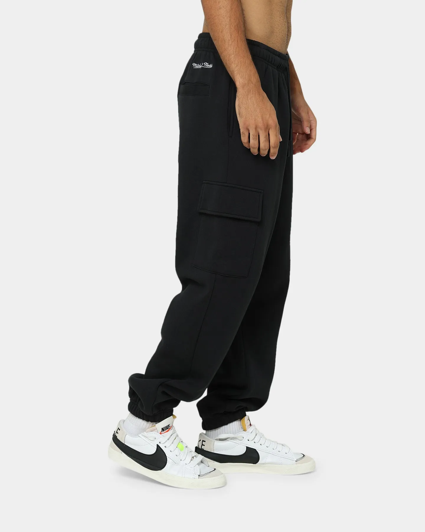 Mitchell & Ness Chicago Bulls Cargo Fleece Sweat Pants Faded Black