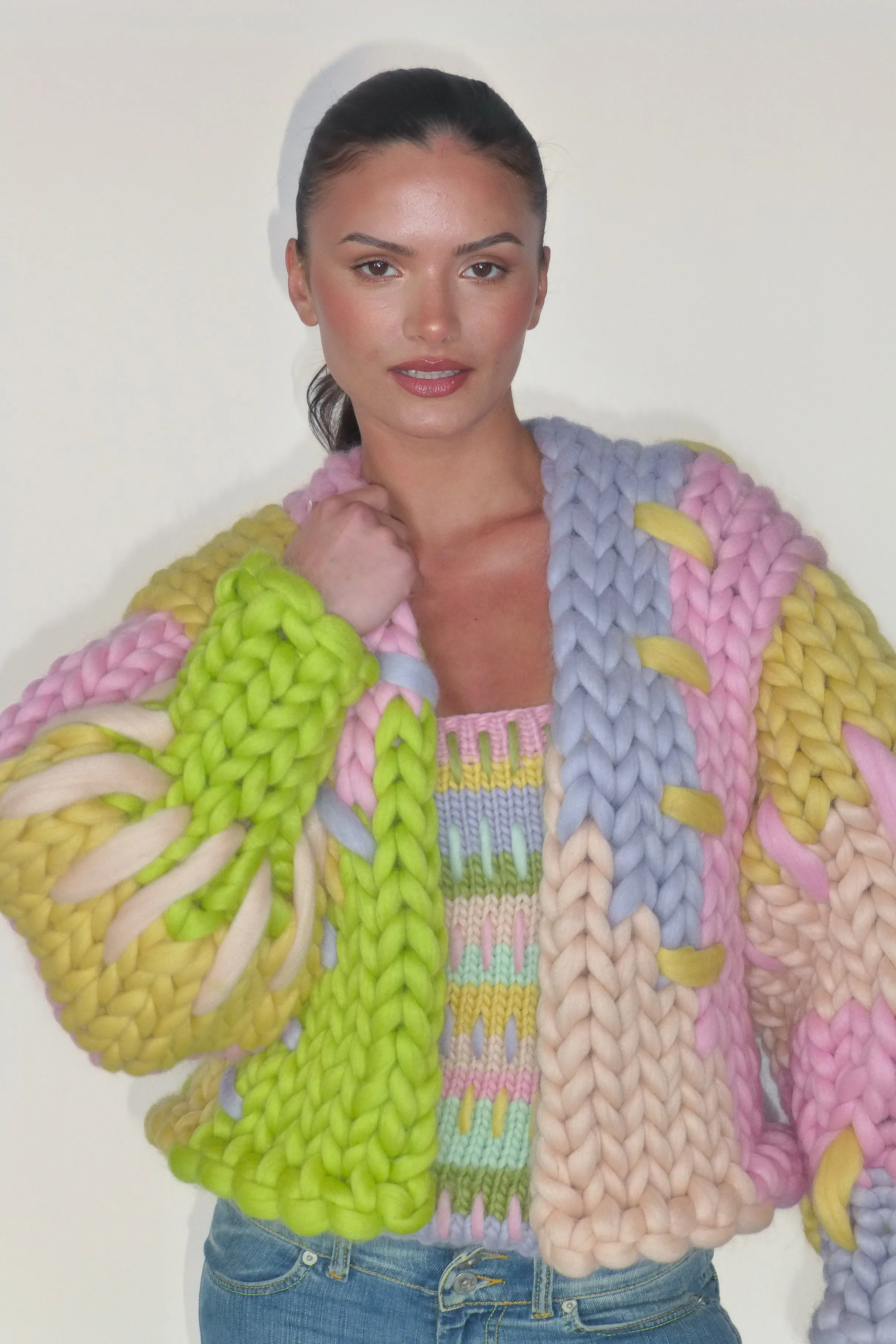 Pastel Colossal Knit Cardigan