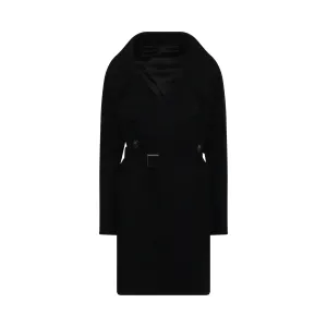 Performa Padded Trench Coat in Black