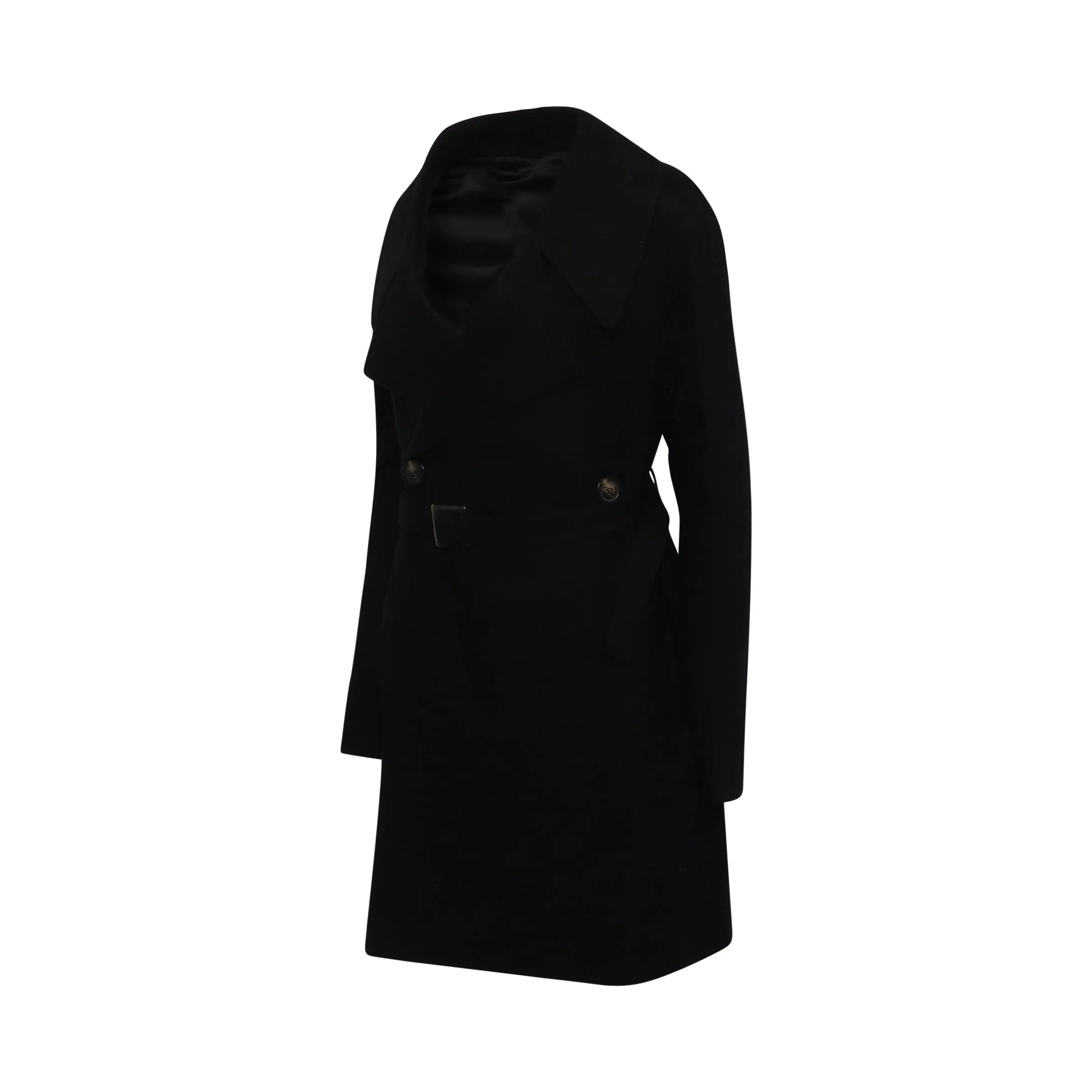 Performa Padded Trench Coat in Black