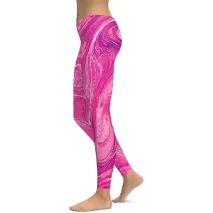 Pink Swirl Leggings