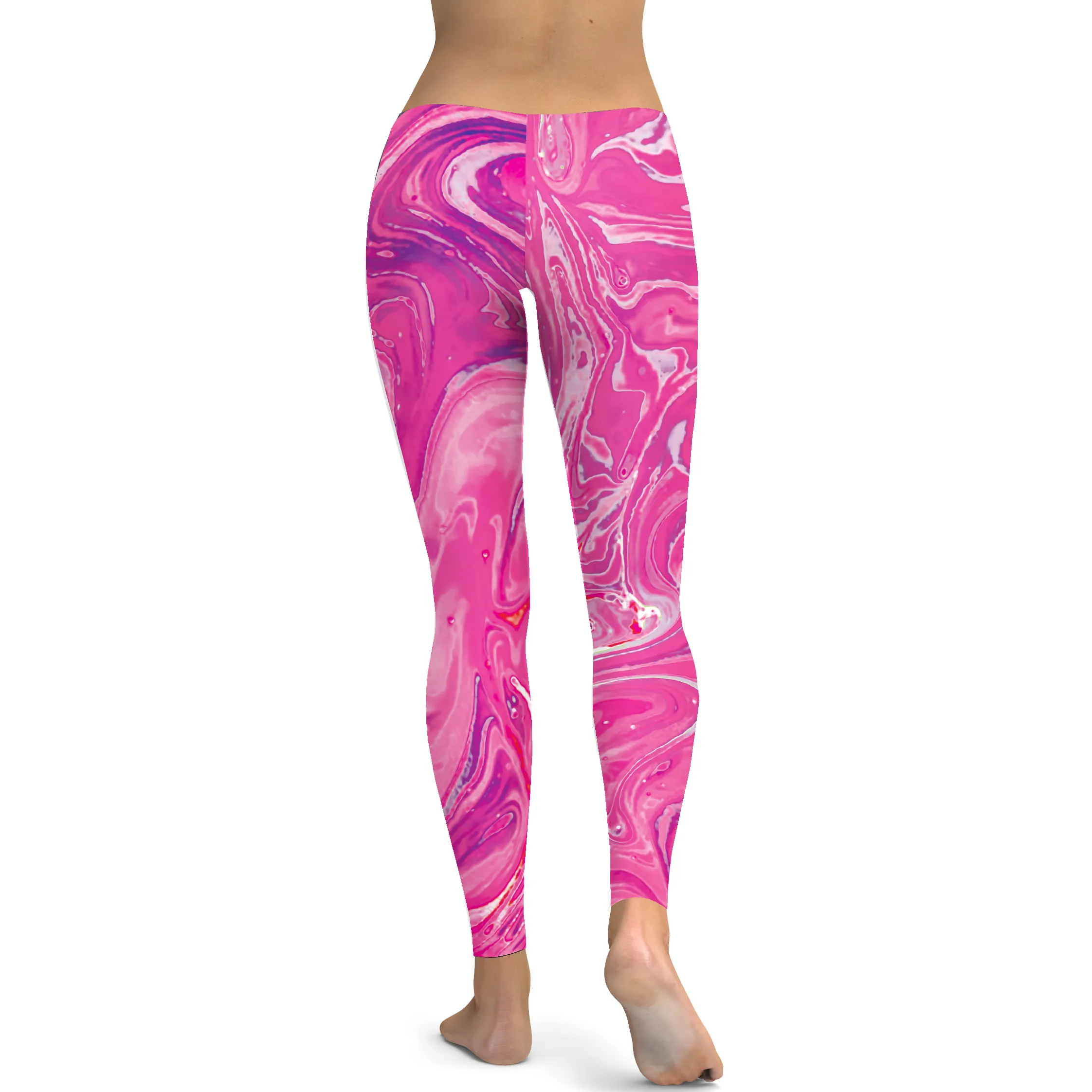 Pink Swirl Leggings