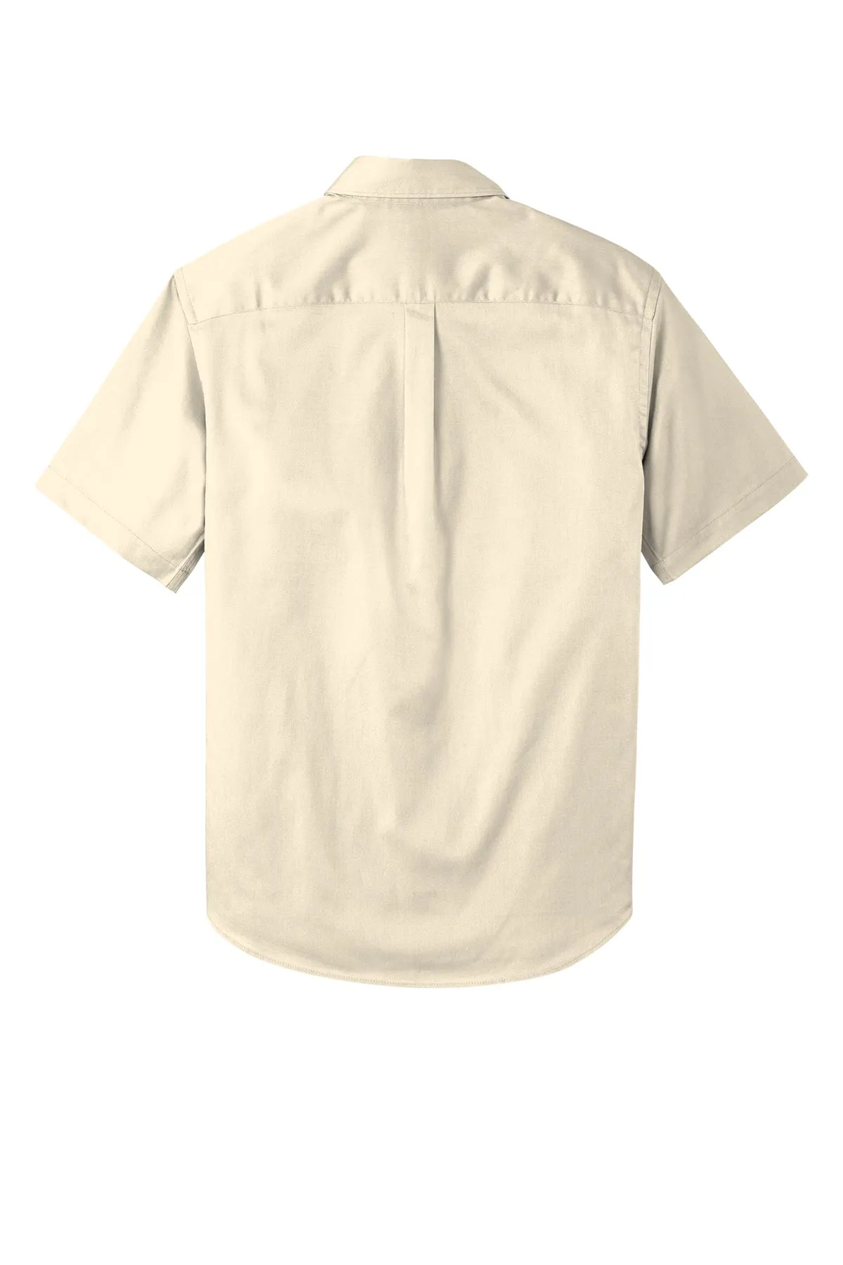 Port Authority® Short Sleeve SuperPro React™ Twill Shirt - Ecru