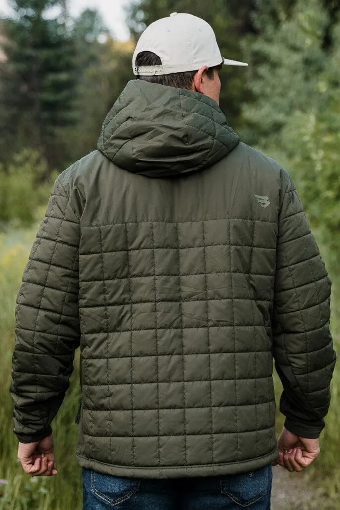 Puffer Jacket - Mallard Green (Oversized)