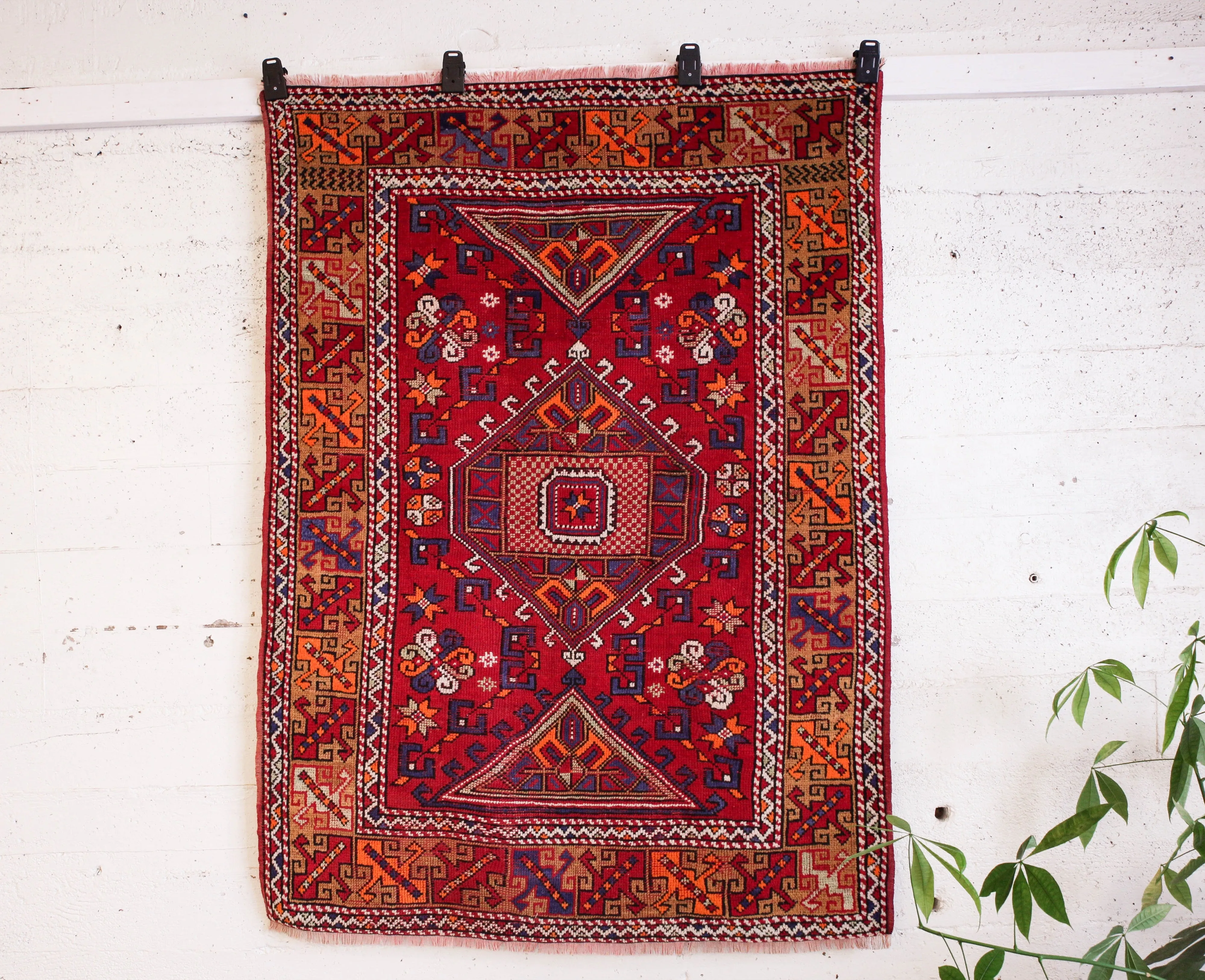 Semi-Antique Turkish Canakkale Nomad Rug 4'5" x 6'3"