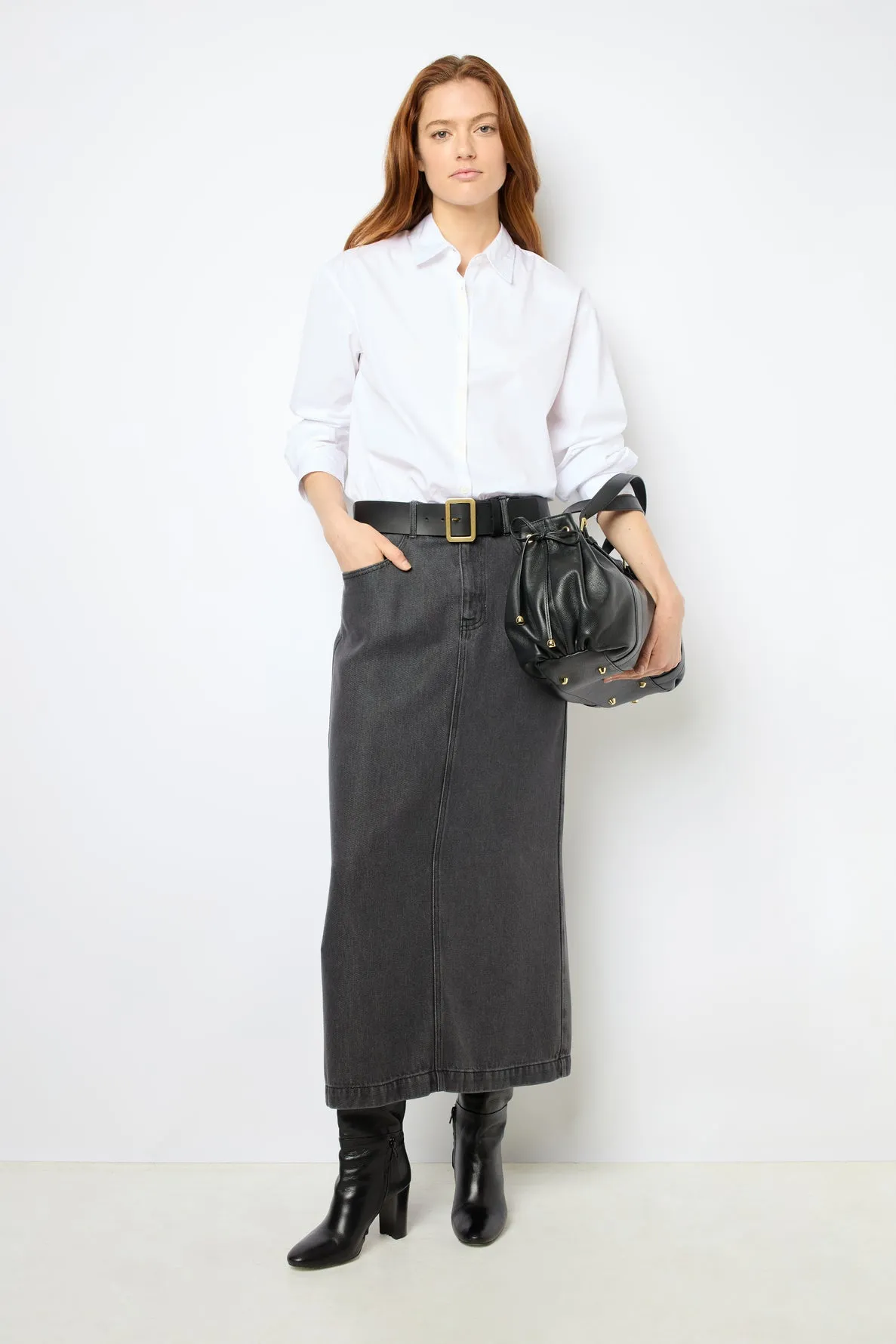 Skirt Cybelia Daj17a112 Charcoal